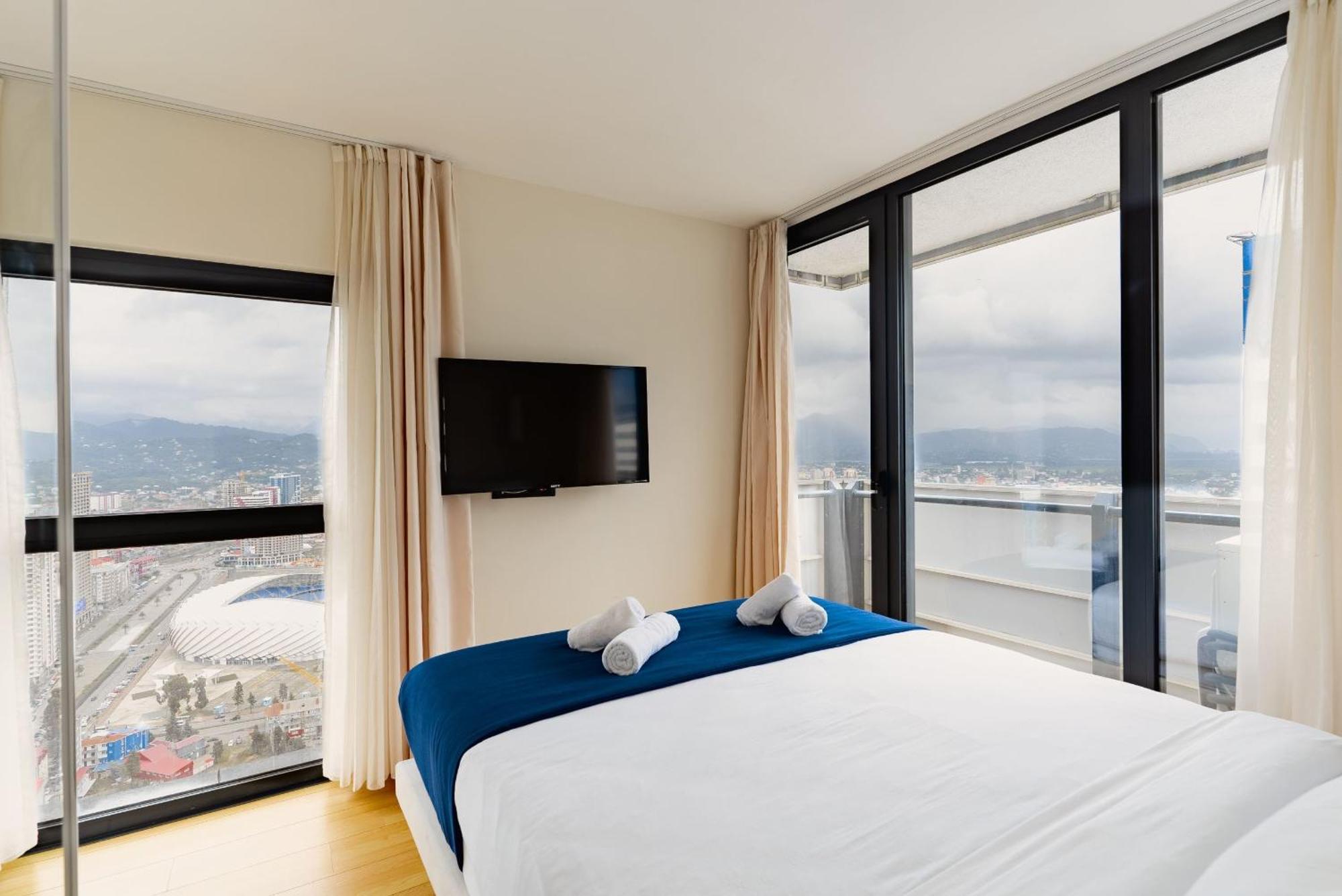 باتومي Orbi Twin Towers Aparthotel With Sea View المظهر الخارجي الصورة